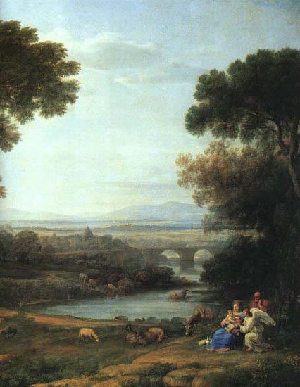 Claude Lorrain Landscape with the Rest on the Flight into Egypt